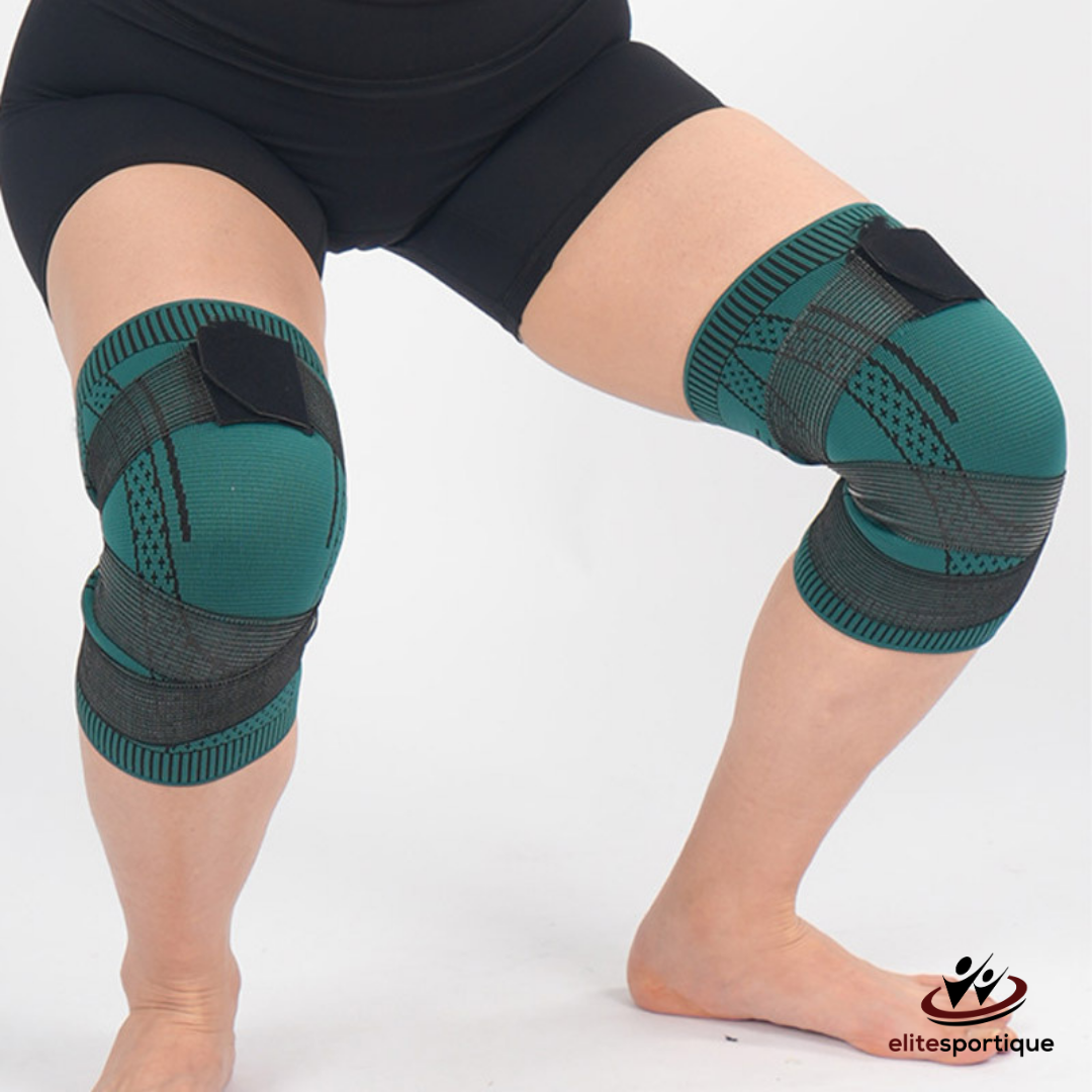 Knitted knee pads