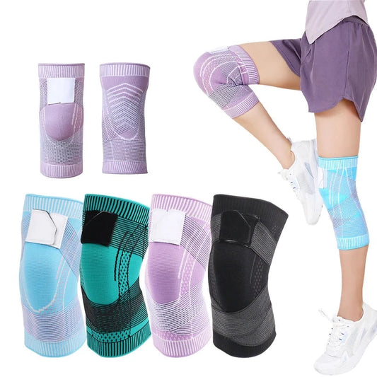 Knitted knee pads